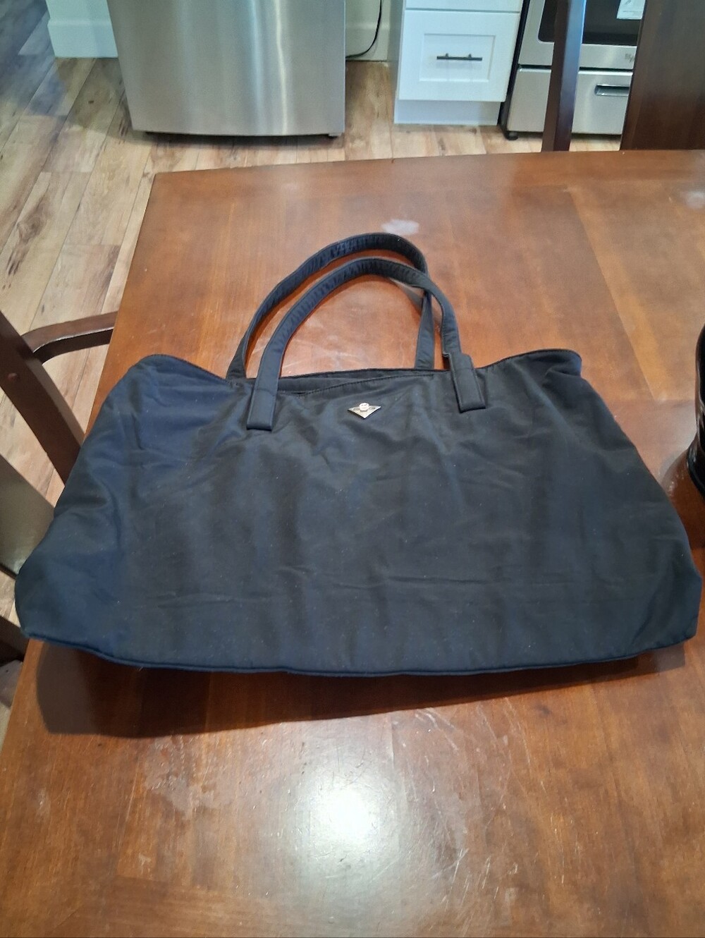 Bottega Veneta Black Nylon Shoulder Tote - Picture 10 of 14